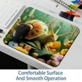 thumbnail image 6 of Snail Printed Square Desk Mat Mousepad, 8.3x9.8 Inch, Non-Slip Rubber Bottom, Suitable for Office and Gaming, 6 of 6