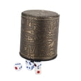 thumbnail image 2 of sweethay Juego de tazas de dados rectos, caja de dados antitrampa ligera de cuero, taza de tamiz exquisita resistente al desgaste sin tapa, Juegos de cartas, 2 of 6