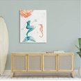 thumbnail image 2 of Stupell Industries Mermaid and Ocean Seahorse Graphic Art Gallery Wrapped Canvas Print Wall Art, Design by Anne Tavoletti, 2 of 7