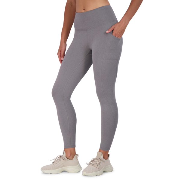 Reebok Women's Everyday Highrise 7/8 Legging with 25" Inseam and Side Pockets