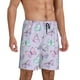 thumbnail image 2 of Fotbe Purple Butterfly Pantalones Cortos de Pijama para Hombre, Ropa de Dormir, Pantalones de Pijama Cortos para Hombre-X-Large, 2 of 6