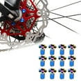 thumbnail image 2 of Colorful Pro Oil Slick Stainless Disc Brake Rotor Bolts (12 Pack) M5 X 10Mm T25, 2 of 7