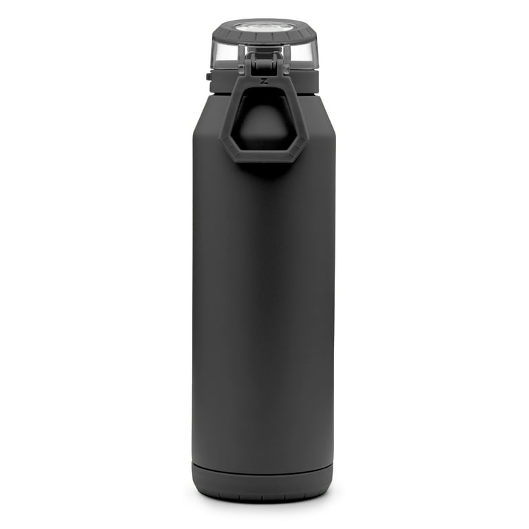 ZULU Swift 40oz Stainless Steel Water Bottle with Chug Lid, Black
