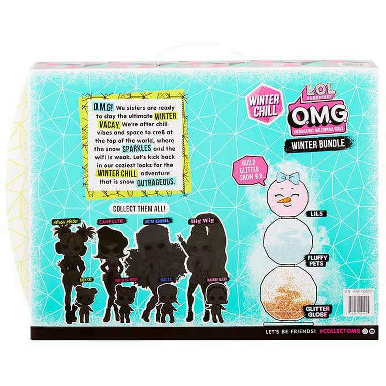 MGA LOL Surprise O.M.G. Winter Bundle, Missy Meow with 5 Dolls