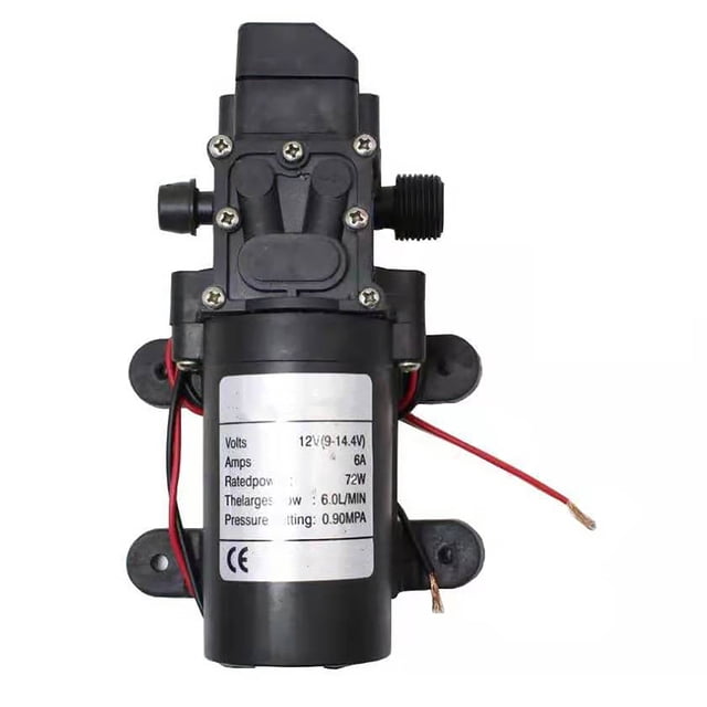 Bomba de Diafragma de Alta Presión, DC 12V Bomba de Refuerzo de Rotación de Velocidad RÁPIDA AUTOTICA PARA LA LOMPIZA DE PISOS PARA EQUIPOS INDUSTRIALES PARA AUTOMÓVIL