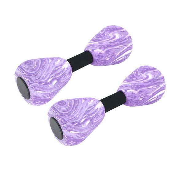 1Pair Aquatic Exercise Dumbells Water Aerobic Exercise Foams Dumbbells for Water Aerobics Fitness and Pool Exercises