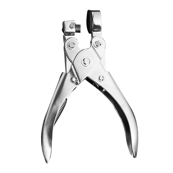 FRCOLOR  Bag Puncher Multi-function Hole Fabric Single Office Silver