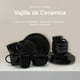 thumbnail image 2 of Vajilla de ceramica Negro 16 pz, 2 of 4