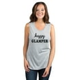 thumbnail image 2 of Happy Glamper Women's Fashion Sleeveless Muscle Workout Yoga Tank Top Sport Grey X-Large, 2 of 3