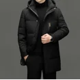 thumbnail image 5 of Ropa de invierno para hombre, marca 2024, chaqueta de plumón larga de seda de leche, chaqueta acolchada con relleno de plumón de pato para hombre, abrigos casuales nuevos, 5 of 5