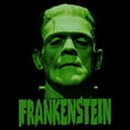 thumbnail image 2 of Men's Universal Monsters Frankenstein's Creature Logo  Graphic Tee Black Medium, 2 of 5
