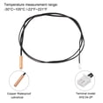 thumbnail image 3 of Sonda Térmica NTC 5K Uxcell, Sonda de Temperatura Sensible de Cobre de 39.4 Pulgadas, Cable de Extensión de Termómetro Digital Transmisor de Temp para Dispensador de Agua Refrigeradores, 3 of 6