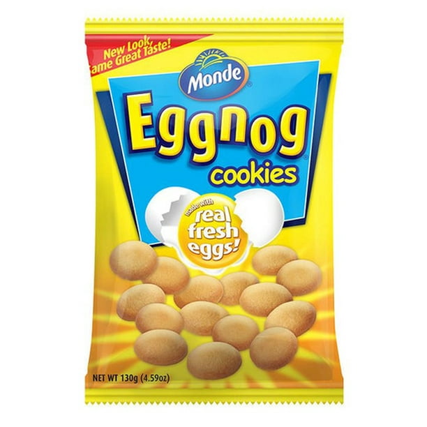 Monde Eggnog Cookies, 130g/4.5 oz, (Imported from Canada)
