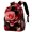 Color3, variant on Roses Backpack Lightweight Bookbag Travel Rucksack Laptop Daypack for Women Men