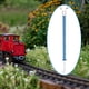 thumbnail image 1 of Modelo de señal LED, luces de ferrocarril, señal de carretera, lámpara blanca cálida de 3V/12V, 1/87 para paisaje de parque, de modelo, decoración Azul Hugo Tren Ferrocarriles Luces, 1 of 10