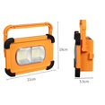 thumbnail image 2 of Matsuzay Camping Lamp Work Light Solar Lantern Fine LED USB Lights Bulb Multifunctional Workmanship Charging Flood Practical Iluminación y accesorios, 2 of 6
