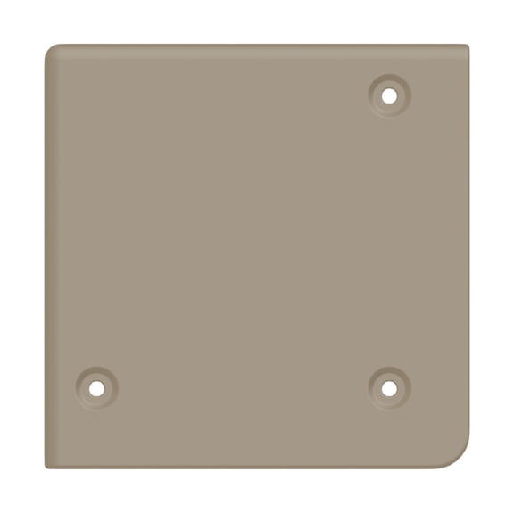 B&B Molders 5-1/8" Square Slide-out Extrusion Cover, Tan