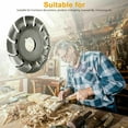 thumbnail image 2 of Woodworking Bladee for Electric Angle Grinder Disc Wood Carving Cutting Shaping, 2 of 8