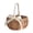 White, variant on Wicker Rattan Flower Basket,Willow Handwoven Basket with Handles and Plastic Insert,Candy Storage Basket Home Decoration