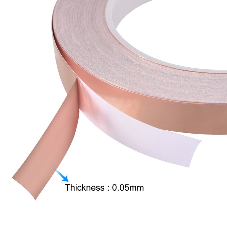 Uxcell Gold Tone Metalized Tape Decoration Tape 1/4 Inch x 55 Yards 3 Pack