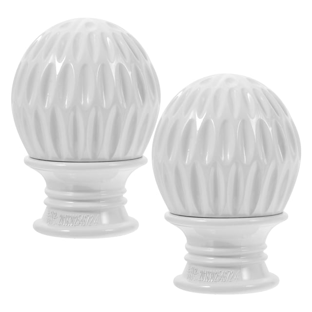 EeaseMX 2 piezas de barra de cortina con cabeza de panal, elegante accesorio para cortina, barra de cortina, extremo decorativo