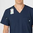 thumbnail image 6 of Wink W123 Men's V-Neck Scrub Top, Navy, S Womens, 6 of 6