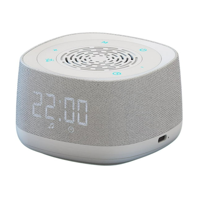 TISHITA Sound Machine Easy to Use Timer Function Portable for Kids Indoor Meditation White