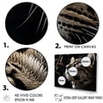 thumbnail image 3 of Designart "Glimpse Of Shadows In The Leopard'S World I" Animals Leopard Floater Framed Canvas Wall Art, 3 of 5