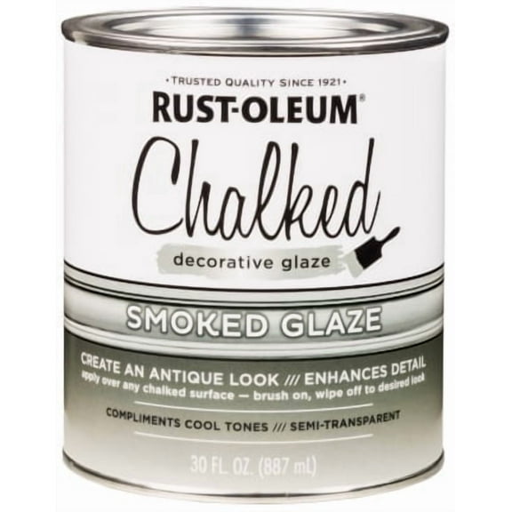 Rust-oleum Decorative glaze Smoked Chalked Glaze Topcoat, 30 Oz