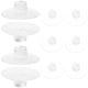 thumbnail image 5 of BRIGHTFUFU 12 clips de ventosa transparentes de silicona multiusos para cables. Sujetacables con ventosa., 5 of 7