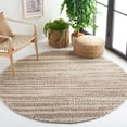 thumbnail image 2 of SAFAVIEH Natura Elias Distressed Area Rug, Natural/Beige, 6' x 6' Round, 2 of 8