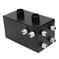thumbnail image 2 of Respiradero De Lata De Aceite, Lata De Captura De Aceite Universal, Kit De Lata De Captura De Aceite Negro, Caja De Ventilación, 6 Puertos, Piezas Universales De Modificación De ANGGREK Fuel Surge Tank, 2 of 8