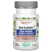 Quantum Health See Lutein+, Eye Health, 30 Softgels