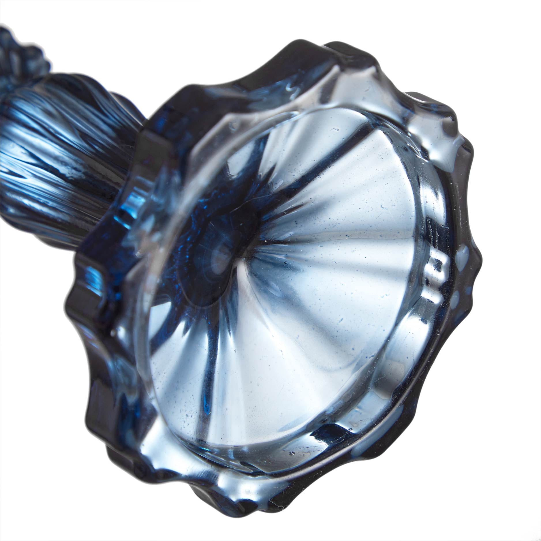 The Pioneer Woman Blue Glass Candleholder, Small
