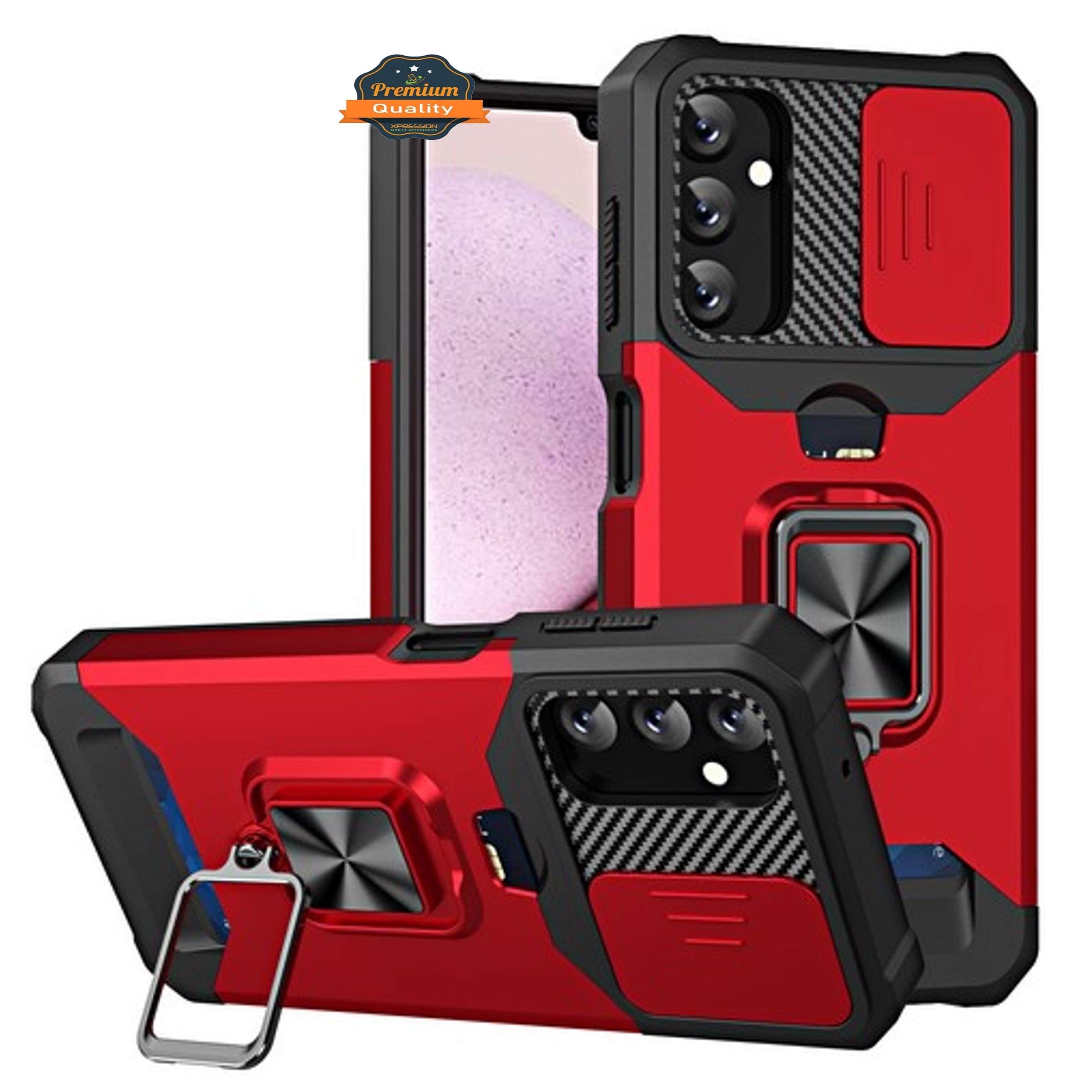 For Samsung Galaxy A14 5G Wallet Case Designed with Camera Protection