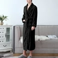 thumbnail image 5 of Cqxid525 Summer Clothing sale! Women's Lightweight Robe Women's Double Pocket Flannel Bathrobe Soft and Warm Double Faced Velvet Bathrobe Pajamas and Wear Bathrobe Robe Soft Lightweight, 5 of 6