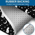 thumbnail image 4 of Black White Cat Moon Star Pattern Bathroom Rugs Sets 3 Piece,Toilet Cover Set,Absorbent Non Slip Bathroom Mats Sets with U-Shaped Contour Rug Toilet Rug Set, 4 of 5