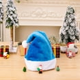 thumbnail image 3 of Carnivals Santa Thicken Hat with Furry Sphere Multicolored Adult Warm Christmas Hat for Women Men Kids Gifts, 3 of 9