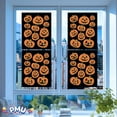 thumbnail image 6 of PMU Halloween Decorations 11 PCS (1 Sheet) Halloween Window Clings, Jack-O-Lantern Clings 12in x 17in Wall Decal Floor Clings, Scary Halloween Decoration Window Stickers, 6 of 6