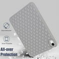thumbnail image 5 of Allytech Case for iPad Air 11 Inch 2024, Slim Luxury Diamond Pattern [Camera Protection] Shockproof Soft TPU Back Case Compatible with Apple iPad Air 11 (2024) - Grey, 5 of 7