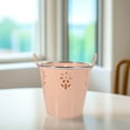 thumbnail image 3 of FRCOLOR Large Plant Pot Tin Flower Pot 16.00X14.50X11.00CM Khaki, 3 of 7