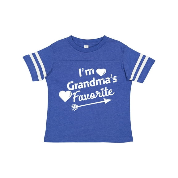 Inktastic I'm Grandma's Favorite with Arrow and Hearts Boys or Girls Toddler T-Shirt