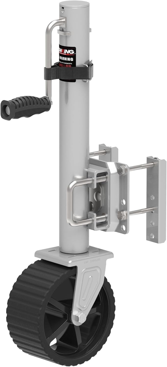 BULLDOG Heavy Duty Square Trailer Jack, 12,000 lbs Capacity