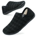 thumbnail image 1 of House Spesoul Fuzzy - Zapatillas de interior para mujer y hombre, color negro, 1 of 6
