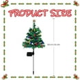 thumbnail image 4 of Solar Christmas Tree Garden Stake Lights,Waterproof Christmas Decorations Tree Lights Outdoor Xmas Tree Light Christmas décor Pathway Lights Patio Yard(Pink/75cm), 4 of 9