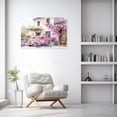 thumbnail image 5 of ZHONGYUTONG Farmhouse Truck Wall Art Pink Canvas Rustic House Picture Country Car and Flower Painting for Living Room Decor Framed (16.00" x 24.00"), 5 of 5