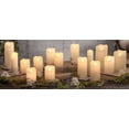 thumbnail image 2 of Gerson Set of 3 Wax Wavy Edge Motion Flame® LED Candles, 2 of 2