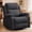 Black, variant on Korser Swivel Rocker Recliner Chair for Adults with Massage and Heat,Upholstered Manual Recliner with Side Pockets Glider Recliner for Living Room,Linen,Beige