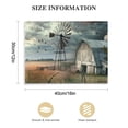 thumbnail image 3 of COMIO Farmhouse Old Barn Canvas Wall Art, Farmhouse Pictures Wall Decor, Vintage Barn and Windmill Pictures Canvas Wall Art, Rustic Wall Art for Country Room Decor, Farmhouse Style Wall Decor, 3 of 6