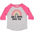 thumbnail image 3 of Inktastic Gigi and Pappy Love Me Grandchild Rainbow Girls Toddler T-Shirt, 3 of 5
